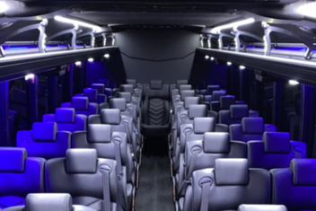 Lauderhill Charter Bus Interior