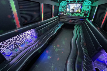 Lauderhill Limo Bus Interior