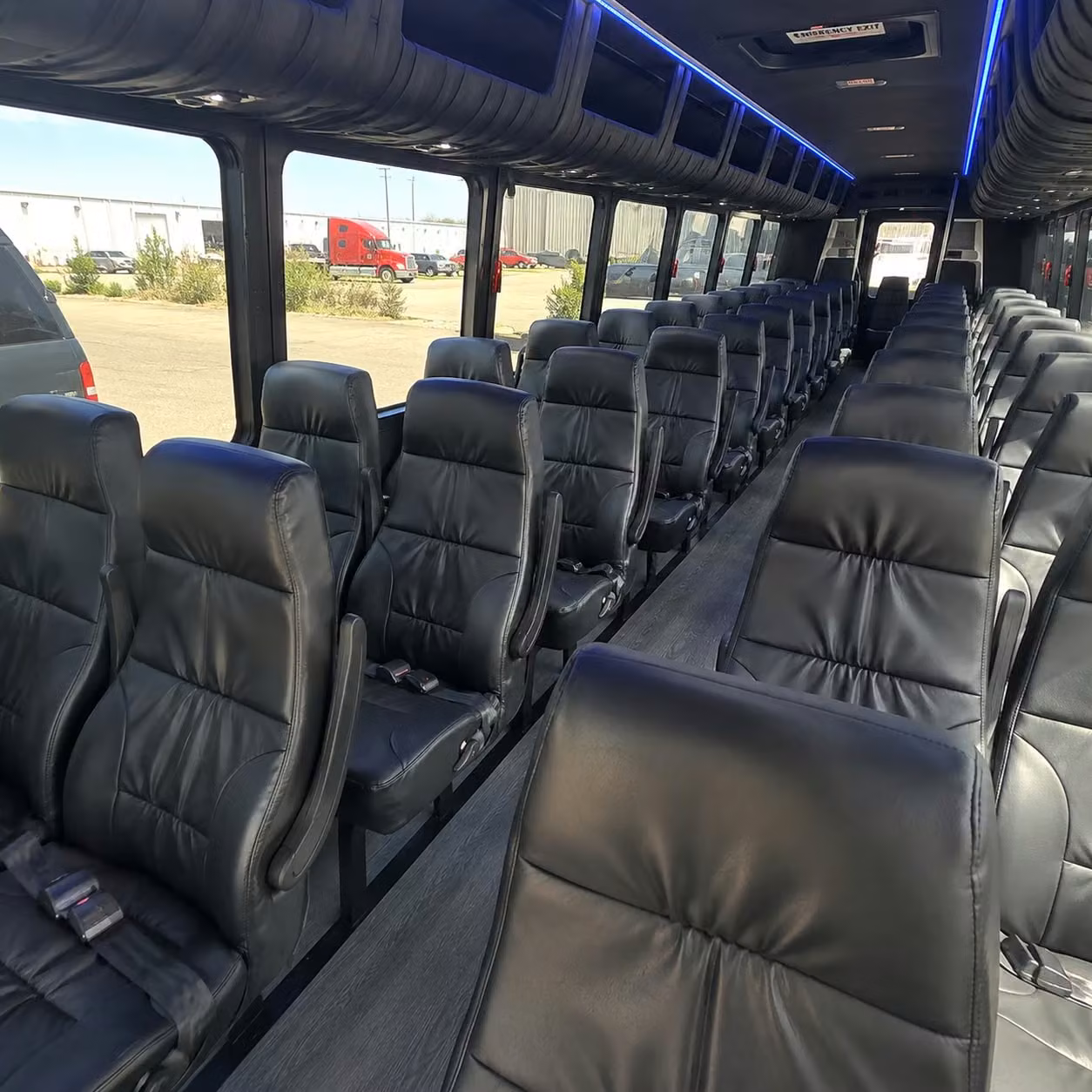 25 passenger minibus inside