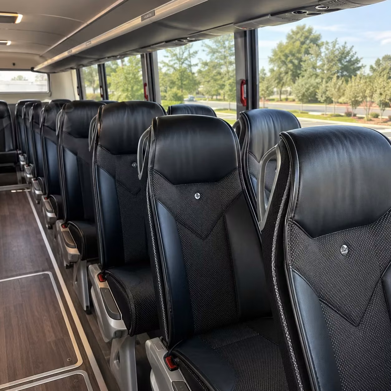 lauderhill charter bus rental inside